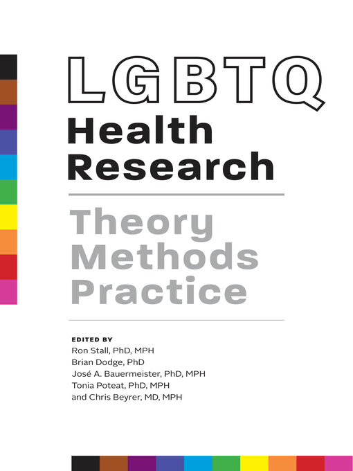 Title details for LGBTQ Health Research by Ron Stall - Available